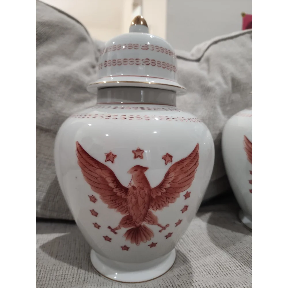 Ethan Allen Chinoserie Ginger Jar (both Jars) - Picture 2 of 9